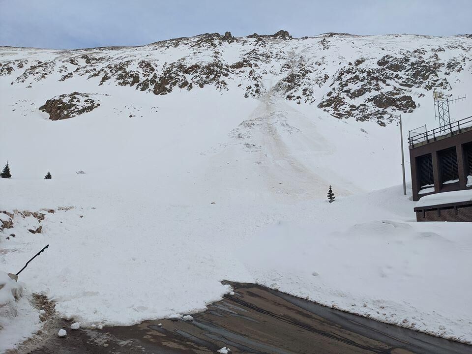 This image shows the slide. Photo Credit: Colorado Avalanche Information Center.